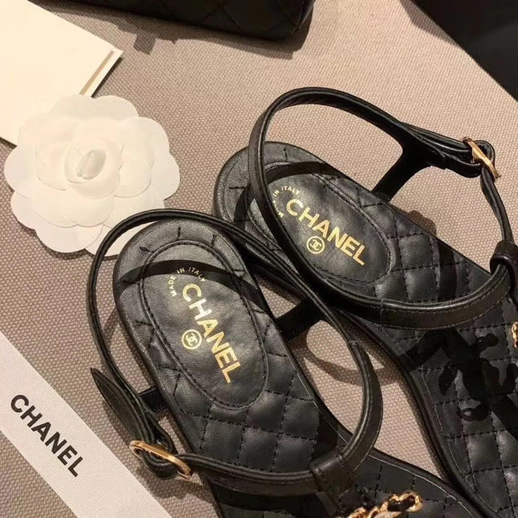 Black Sandals C36551