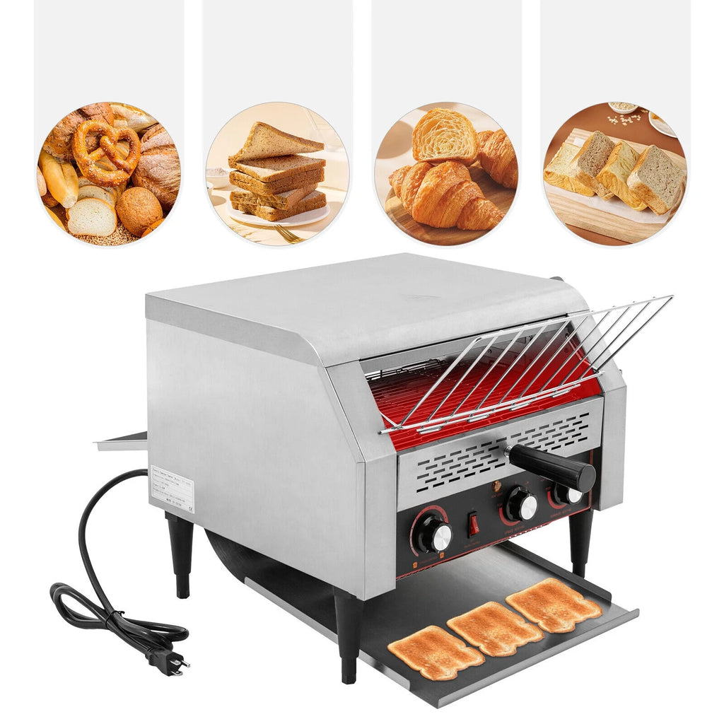 Commercial Conveyor Toaster Bread Baking Machine, 1900W/2400W, 1-7 Gears R802373