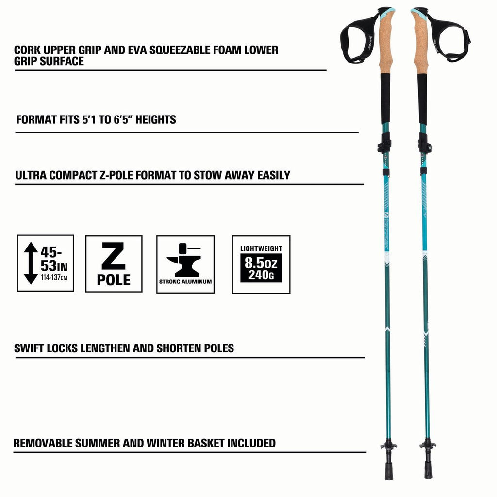Glacier Melt Aluminum Trekking Poles R944