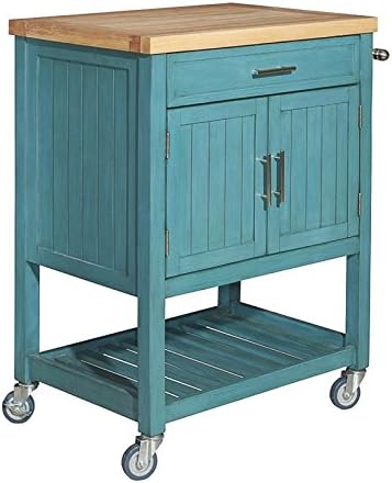 Teal Kitchen Cart F4273