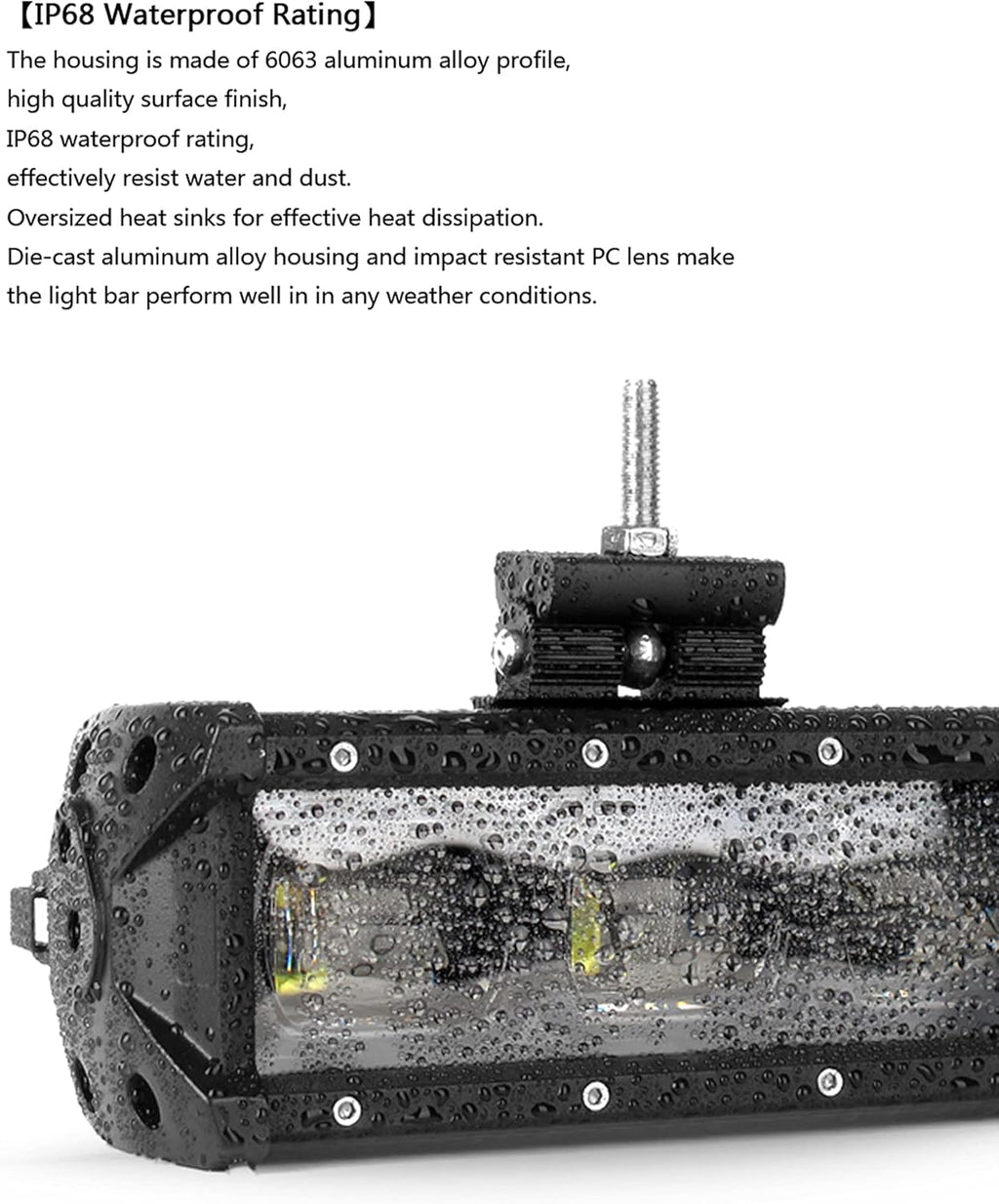 6D 33 Inch 150W Single Row LED Work Light Bar E9470