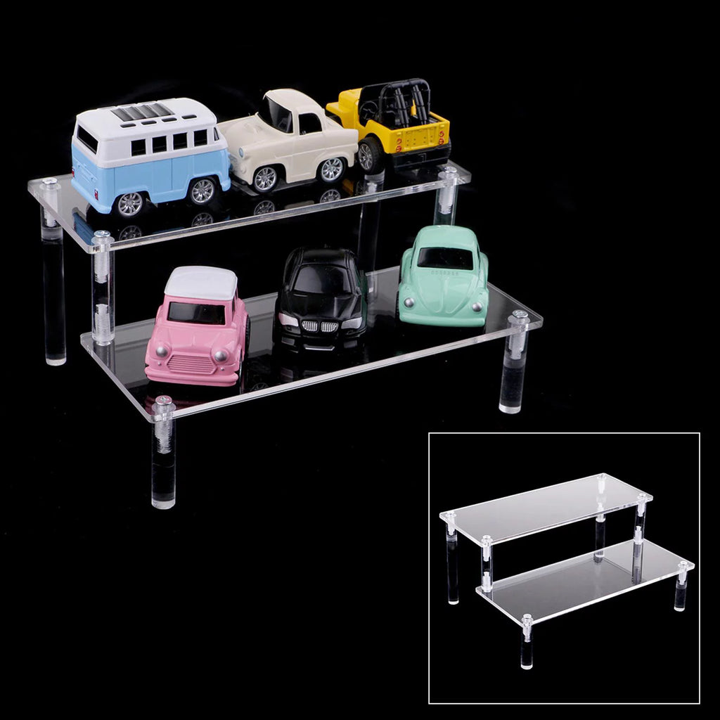 Acrylic Clear Two Layer Display Stand V72521
