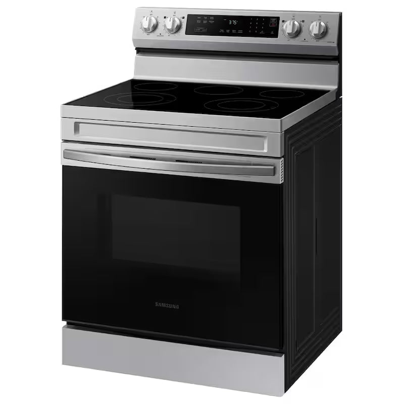 6.3 cu. ft. Smart Freestanding Electric Range with Rapid Boil and Self Clean in Stainless Steel L736606