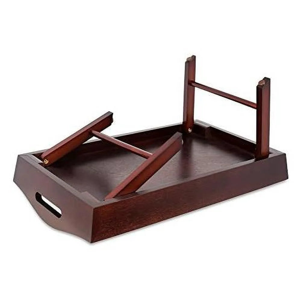 Wood Bed Tray with Folding Legs A7616